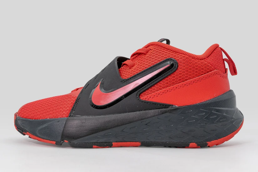 Nike Team Hustle D 12 Παιδικά Μπασκετικά Παπούτσια Κόκκινα, Μαύρα