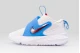Nike Team Hustle D 12 Βρεφικά Sneakers Λευκά, Μπλε, Μπορντό