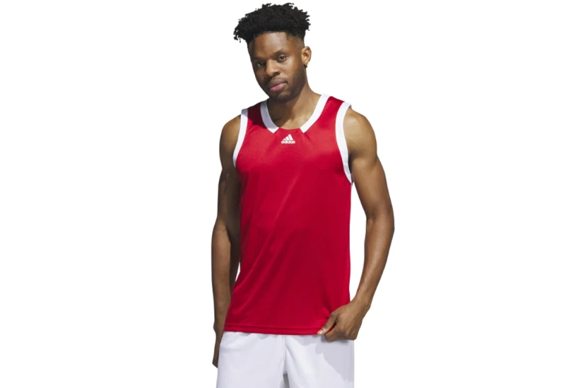 Adidas Performance Icon Squad Ανδρική Αμάνικη Μπλούζα Κόκκινη