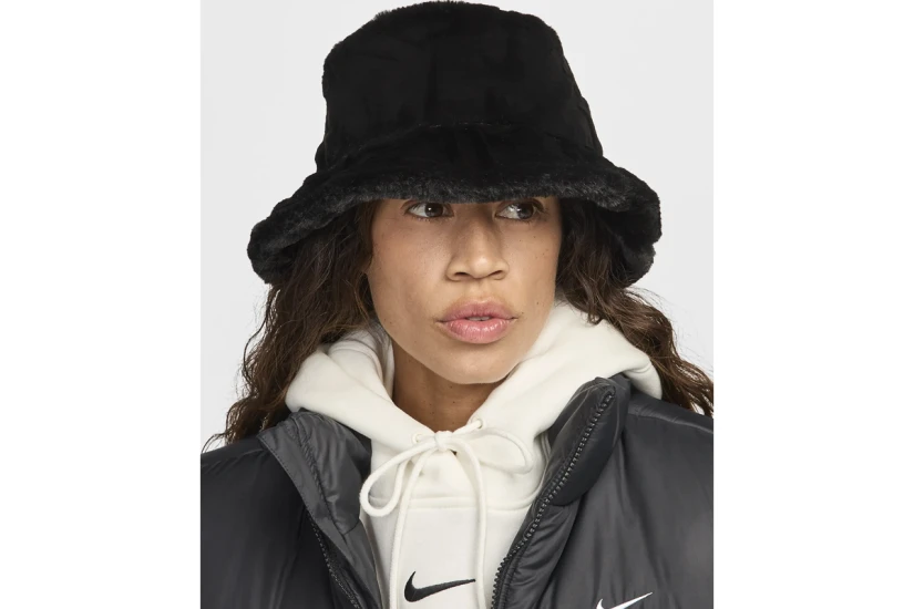 Nike Apex Bucket Καπέλο από Συνθετική Γούνα Μαύρο