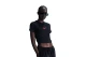 Nike Sportswear Chill Knit Γυναικείο Κοντομάνικο Crop Top Μαύρο