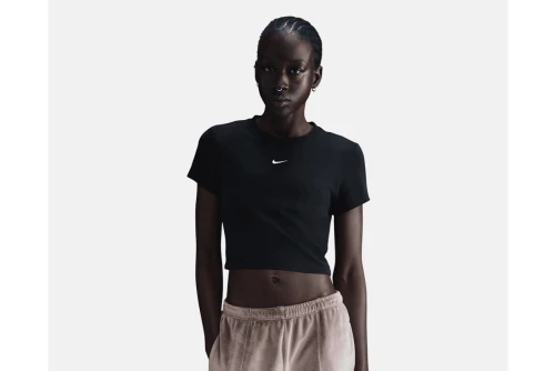 Nike Sportswear Chill Knit Crop T-Shirt Γυναικείο (HF9538 011)
