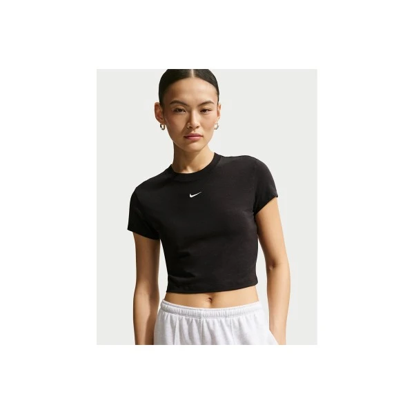 Nike Sportswear Chill Knit Cropped T-Shirt Γυναικείο (HF9538 013)