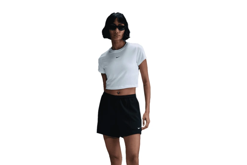 Nike Sportswear Chill Knit Cropped Γυναικείο Κοντομάνικο T-Shirt