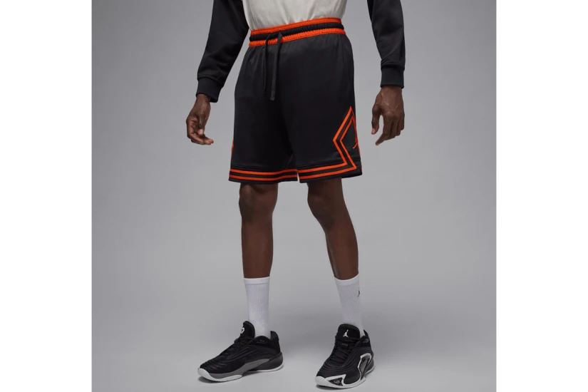 Jordan Sport Dri-FIT Mesh Diamond Ανδρική Μπασκετική Βερμούδα Μαύρη