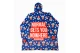 Bee Unusual Chill Bitch Hooded Blanket Πόντσο Πολύχρωμο