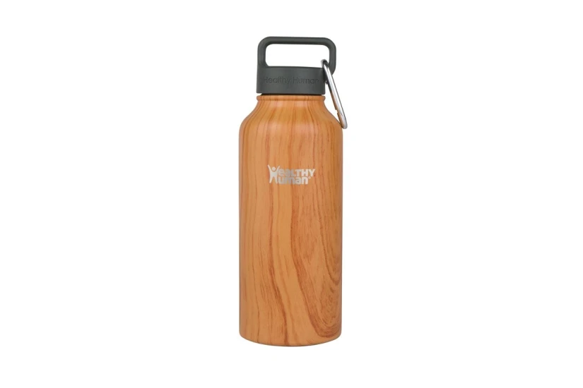 Healthy Human Stein Bottle Μπουκάλι Θερμός 21Oz-621Ml (HH-SOB41-NATURAL WOOD)