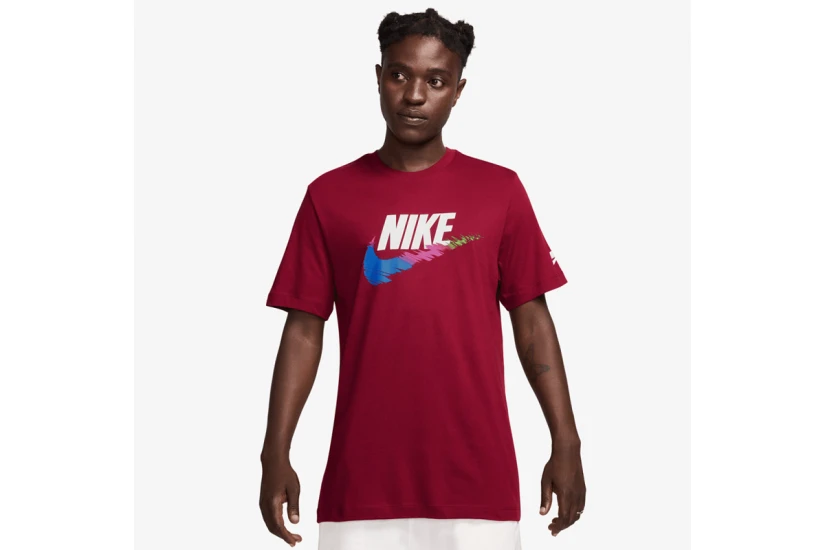 Nike Sportswear Futura Ανδρικό Κοντομάνικο T-Shirt Βυσσινί