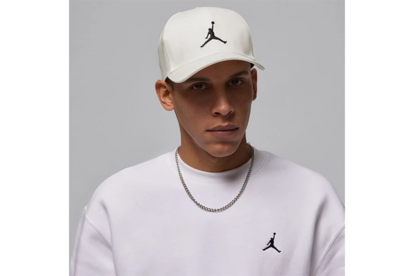 Jordan Rise Structured Curved-Bill Καπέλο Snapback Εκρού, Μαύρο
