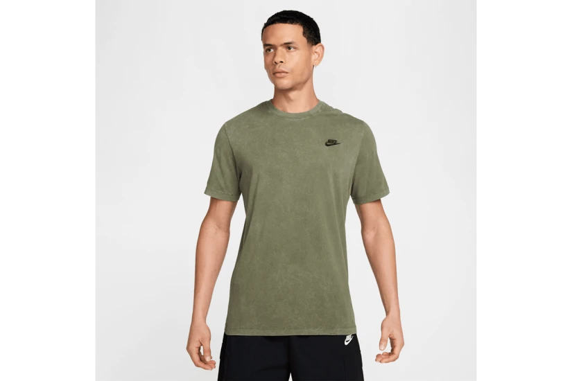 Nike Sportswear Ανδρικό Κοντομάνικο T-Shirt Χακί