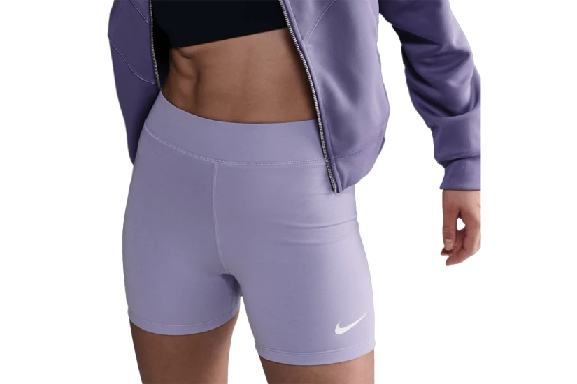 Nike Dri-FIT Sportswear Classic Γυναικείο Κοντό Κολάν Λιλά
