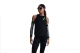 Nike One Dri-FIT Γυναικεία Αθλητική Αμάνικη Μπλούζα Μαύρη