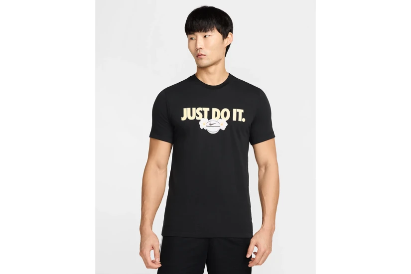 Nike Dri-FIT Ανδρικό Κοντομάνικο T-Shirt Μαύρο