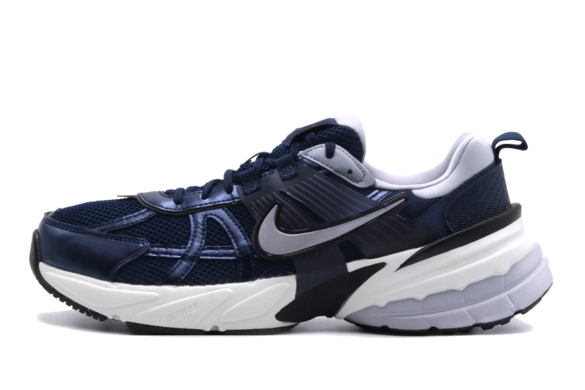 Nike V2K Ανδρικά Sneakers Μπλε Σκούρα, Μαύρα, Λευκά, Γκρι