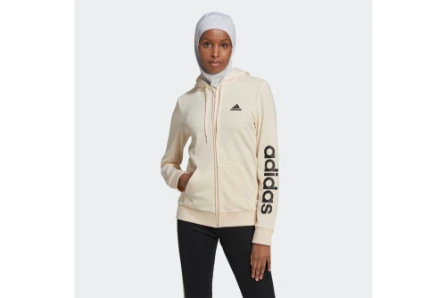 Adidas Performance Linear French Terry Ζακέτα Βαμβακερή Γυναικεία (HL2066)