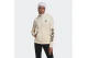 Adidas Linear French Terry Γυναικεία Ζακέτα με Κουκούλα Εκρού