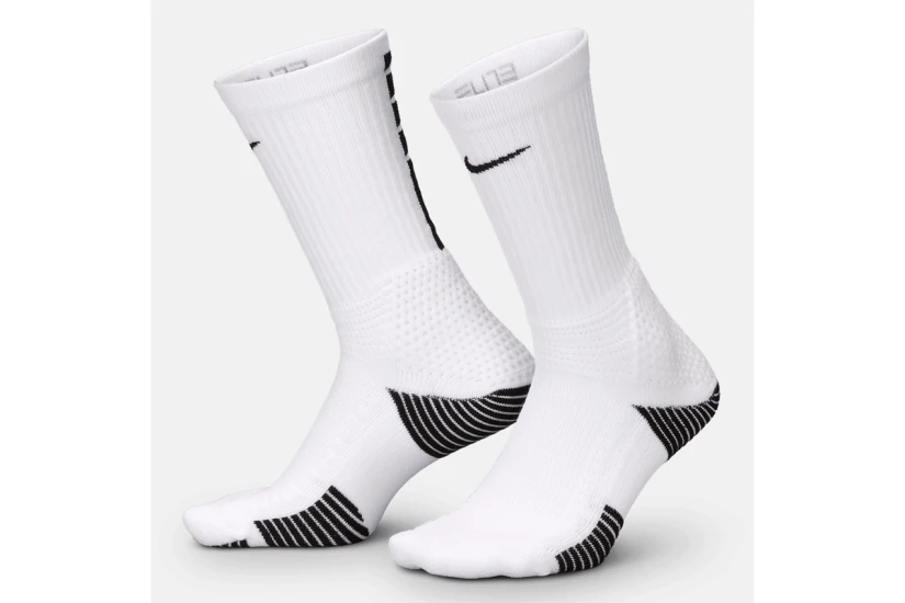 Nike Elite 2.0 Cushioned Dri-FIT Ψηλές Kάλτσες Λευκές 1 Ζευγάρι