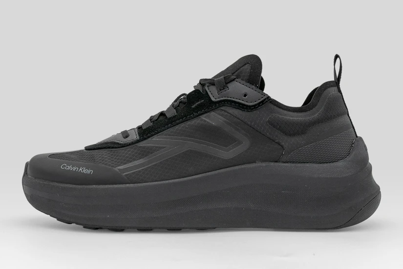 Calvin Klein Volumax - Chunky CK Stripe Runner Ανδρικά Sneakers Μαύρα