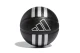 Adidas Performance 3 Stripes Rubber Mini Μπάλα Μπάσκετ Μαύρη, Ασημί