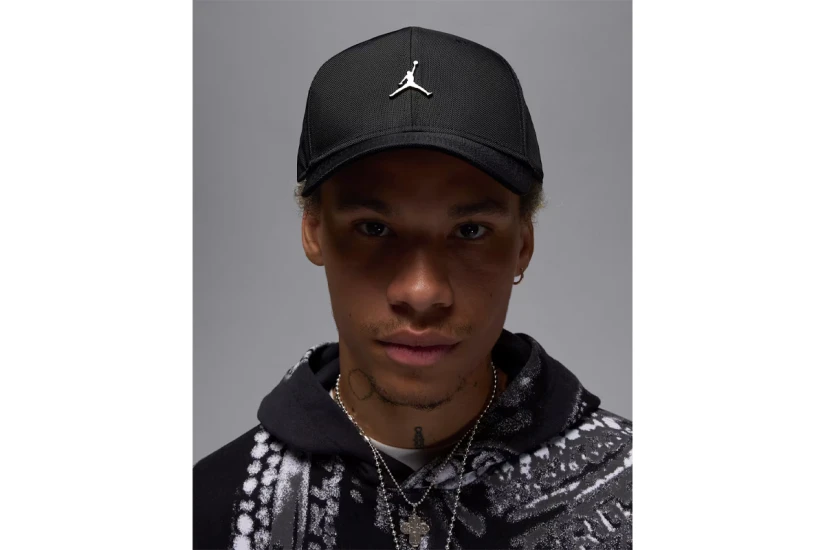 Jordan Rise Structured Metal Jumpman Καπέλο Strapback Μαύρο