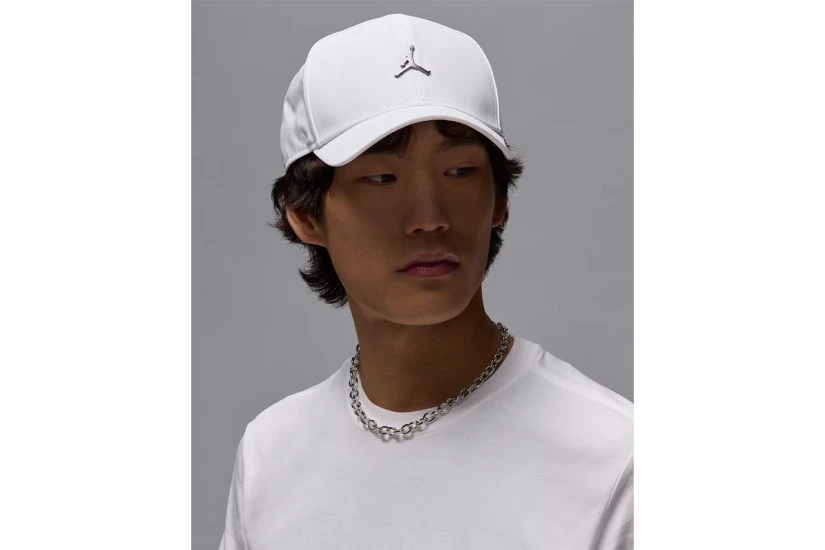 Jordan Rise Structured Metal Jumpman Καπέλο Strapback Λευκό