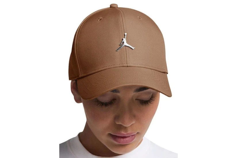 Jordan Rise Structured Metal Jumpman Καπέλο Strapback Μπεζ, Ασημί