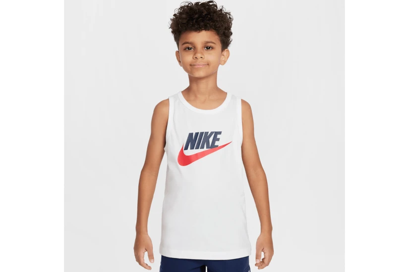 Nike Sportswear Παιδική Αμάνικη Μπλούζα Λευκή