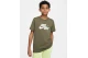 Nike Sportswear Παιδικό Κοντομάνικο T-Shirt Χακί, Λευκό