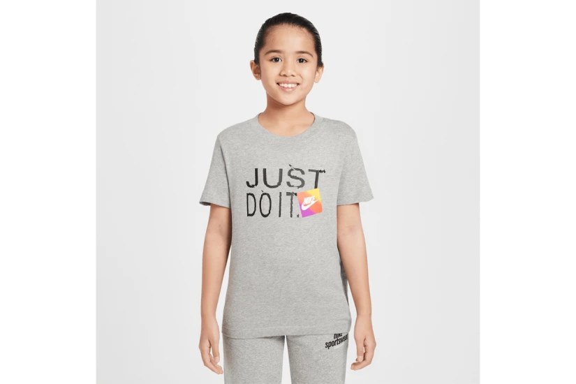 Nike Sportswear Παιδικό Κοντομάνικο T-Shirt Γκρι 