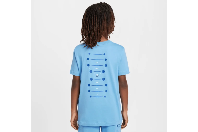 Nike Dn Sportswear Παιδικό Κοντομάνικο T-Shirt Γαλάζιο, Μπλε