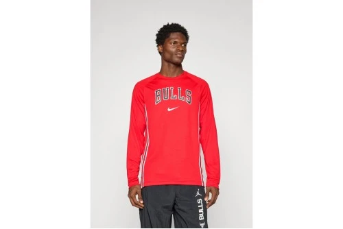 Nike Nba Chicago Bulls Μπλούζα Με Λαιμόκοψη Ανδρική (HM7008 657)