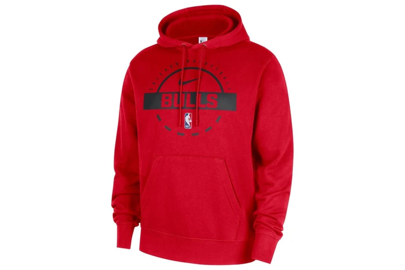 Nike NBA Chicago Bulls Ανδρικό Φούτερ με Κουκούλα Κόκκινο