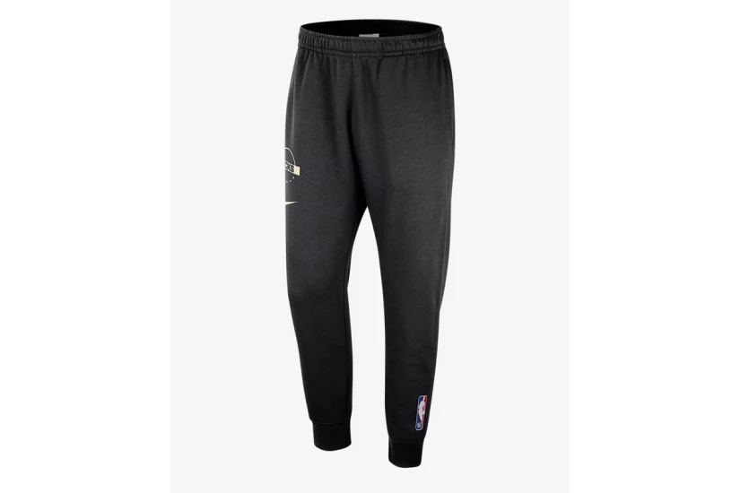 Nike NBA Milwaukee Bucks Practice Fleece Ανδρικό Παντελόνι Φόρμας Μαύρο