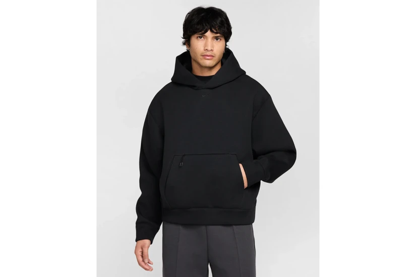 Nike Tech Ανδρικό Φούτερ με Κουκούλα Μαύρο