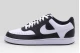 Nike Court Vision Low Ανδρικά Sneakers Μαύρα, Λευκά