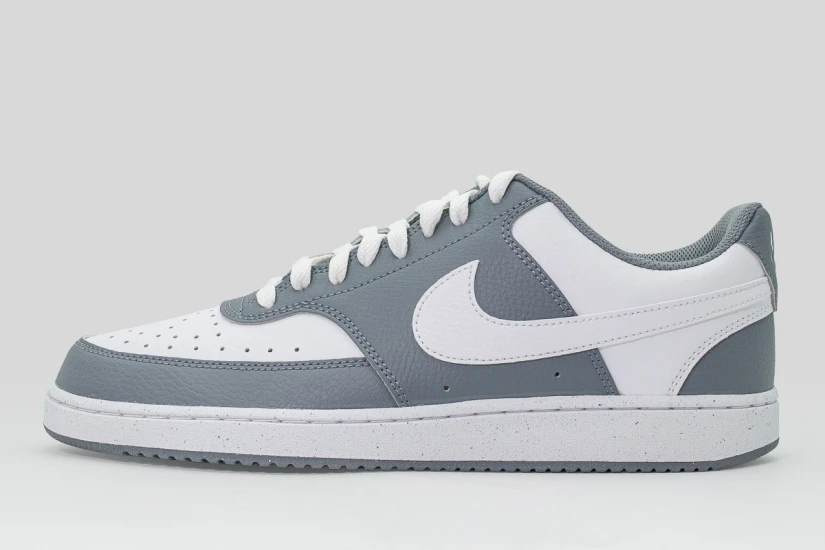 Nike Court Vision Low Ανδρικά Sneakers Λευκά, Γκρι