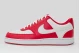 Nike Court Vision Low Ανδρικά Sneakers Κόκκινα, Λευκά