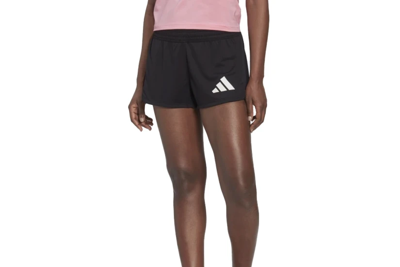 Adidas Performance Pacer 3-Bar Knit Γυναικείο Αθλητικό Σορτς Μαύρο