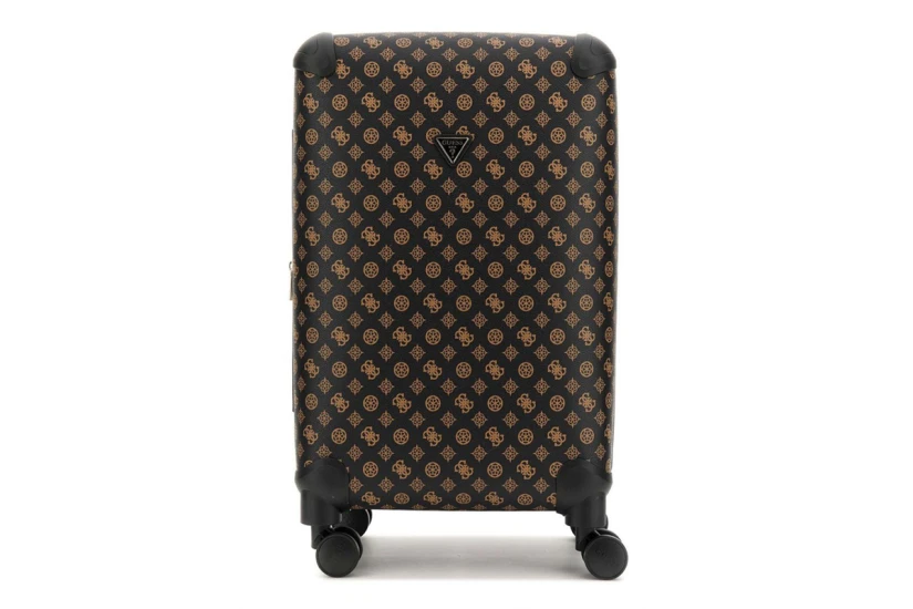 Guess Wilder Travel Βαλίτσα Ταξιδιού Καφέ