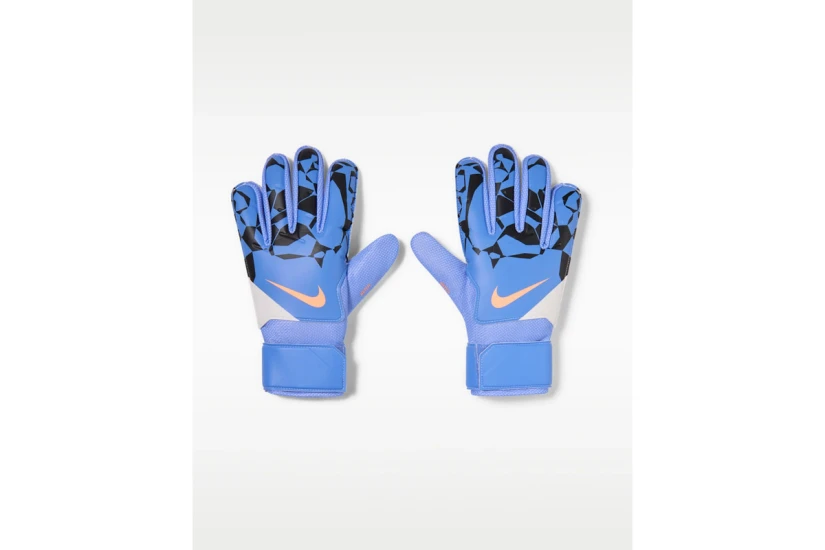 Nike GK Match Γάντια Ποδοσφαίρου Μπλε, Μαύρα, Εκρού, Πορτοκαλί