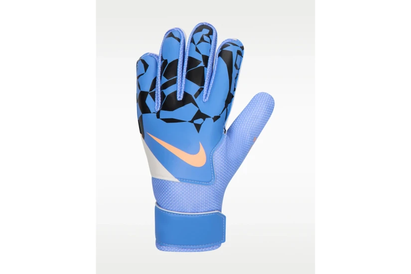 Nike GK Match Youth Γάντια Ποδοσφαίρου Μπλε, Μαύρα, Εκρού, Πορτοκαλί