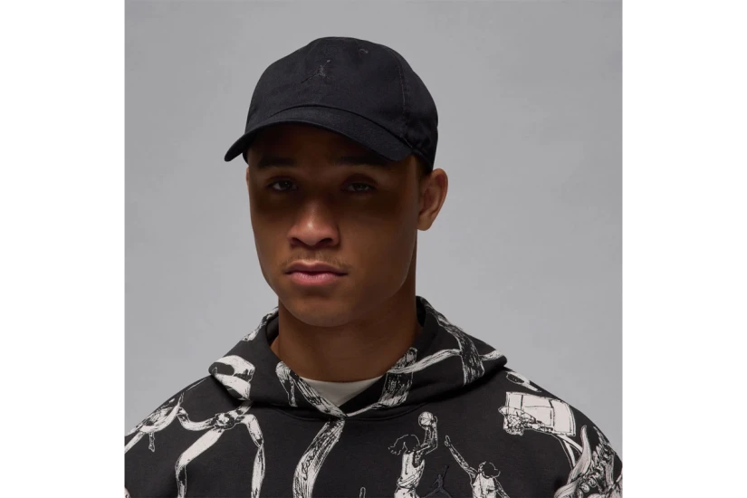 Jordan Club Unstructured Curved-Bill Καπέλο Strapback Μαύρο