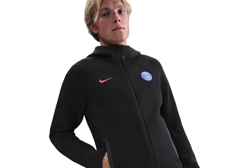 Nike Paris Saint-Germain Tech Windrunner Ανδρική Ζακέτα με Κουκούλα
