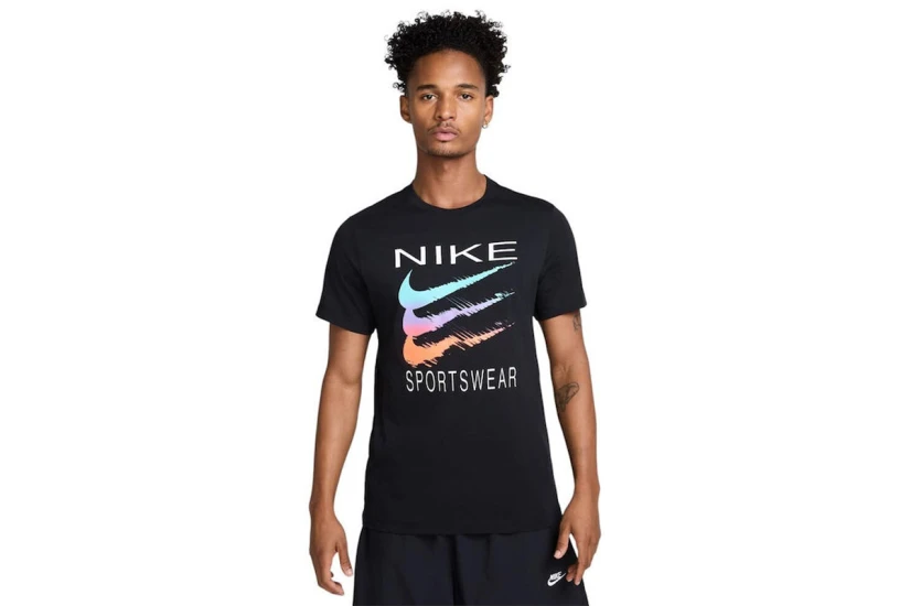 Nike Sportswear 6 Month Swoosh Ανδρικό Κοντομάνικο T-Shirt Μαύρο