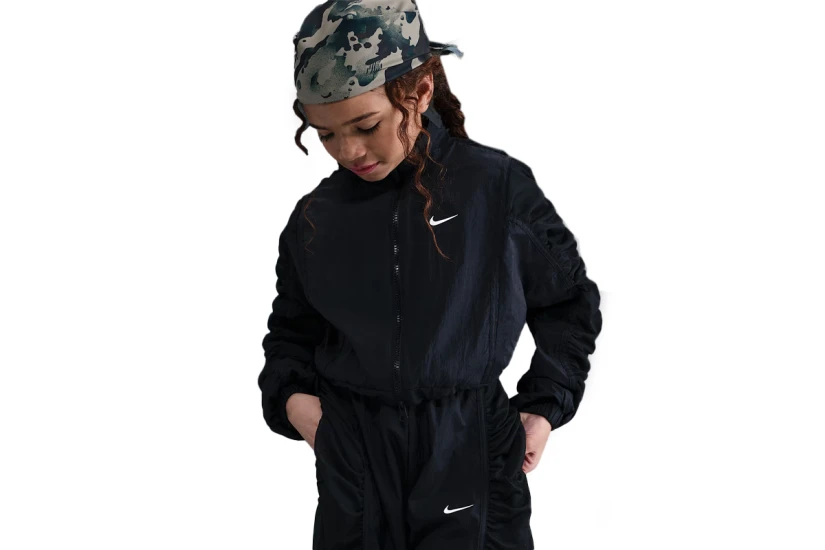 Nike Sportswear Woven Παιδικό Μπουφάν Μαύρο