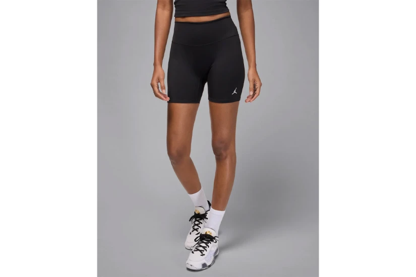 Jordan Sport Dri-Fit High-Waisted Γυναικείο Κοντό Κολάν Μαύρο