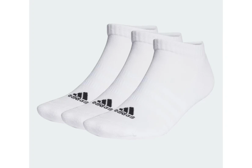 Adidas Performance Cushioned Low Cut Κοντές Κάλτσες Λευκές 3 Ζευγάρια