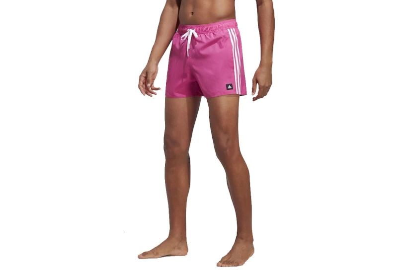 Adidas Performance 3 Stripes CLX Ανδρικό Μαγιό Σορτς Φούξια