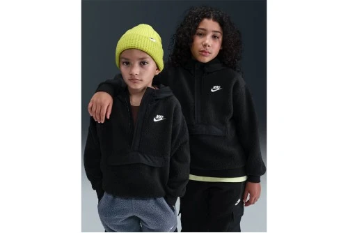 Nike Sportswear Club Μπλούζα Fleece Με Φερμουάρ (HV0383 010)