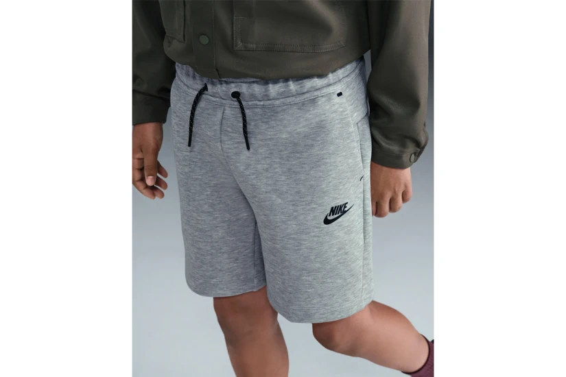 Nike Sportswear Tech Fleece Παιδική Αθλητική Βερμούδα Γκρι